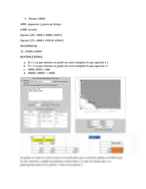 SOLUTION Parcial I Investigacion Operativa Studypool