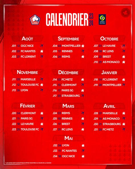 Calendrier Losc 2024 Fayre Jenilee