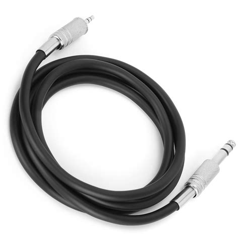 Audio Adapter Cable 35mm 18 Inch Male To 635mm 14 Inch Male Stereo Audio Adapter Cable For