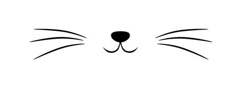 Vector flat cat heart nose 5360928 Vector Art at Vecteezy