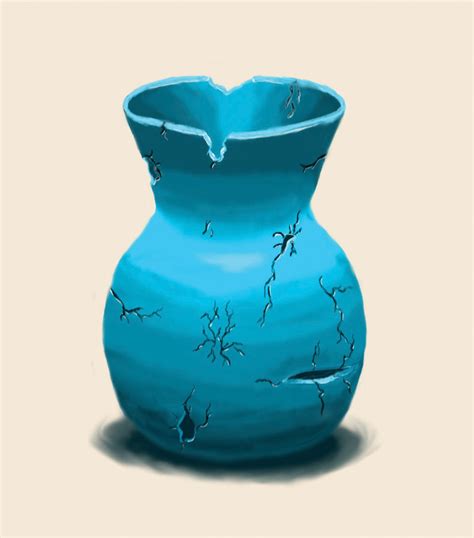 Broken Vase by FrozenFireArtist on DeviantArt