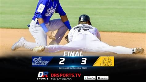 Resumen J1 Tigres del Licey vs Águilas Cibaeñas 20 DIC 2020 Serie