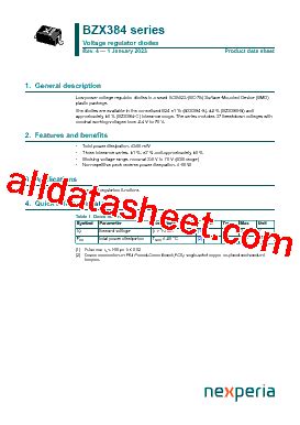 T Marking Bzx C Datasheet Pdf Nexperia B V All Rights Reserved