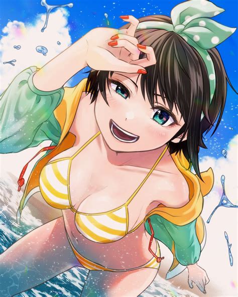 大空スバル 「夏の終わりに夏のスバルプロテインザスバル 」beto山根＠お仕事募集中のイラスト