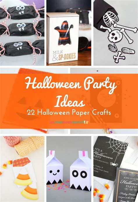 Halloween Party Ideas: 22 Halloween Paper Crafts | AllFreePaperCrafts.com