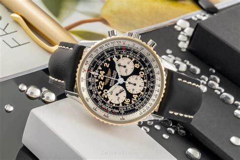 Breitling Navitimer Cosmonaute Chronograph Steel Gold Manual Winding