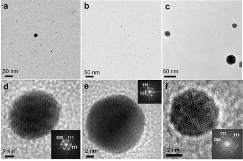 Low magnification images of Au-oleyl amine, Au-dithiol and ...