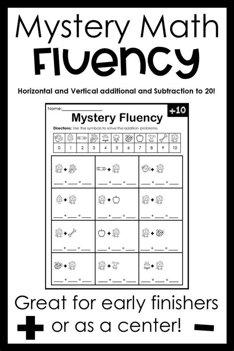 Math Fact Fluency Sheets