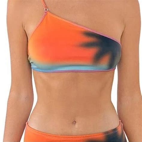 Gimaguas Swim Brand New Deadstock Gimaguas Sublime Sunset Micro Bikini Top Poshmark