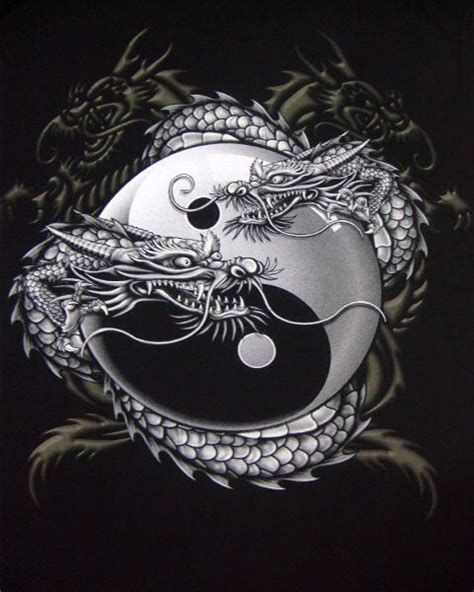 Yin Yang Dragons Dragon Tattoo Art Dragon Tattoo Designs Dragon