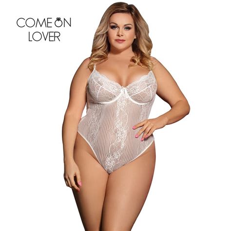 Comeonlover Glamour Underwire Hollywood Sheer Lace White Black Sexy