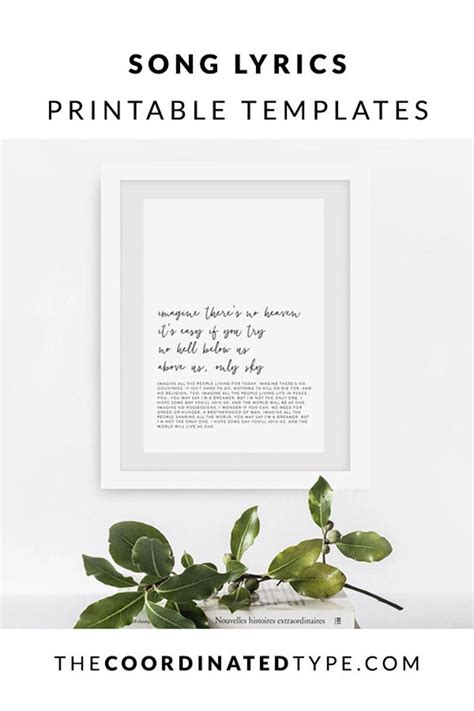 Song Lyrics Print Song Lyrics Wall Art Editable Print Song Etsy Australia