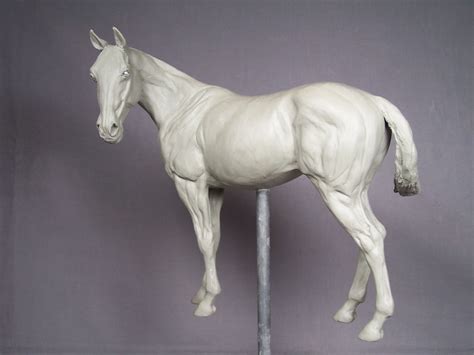 White Pine Equine Resin Model Horse Sculptures Painted Unpainted