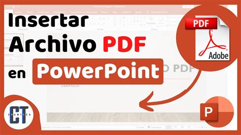 Como INSERTAR Un ARCHIVO PDF En POWERPOINT YouTube