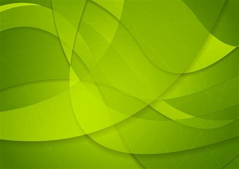 Premium Vector Abstract Green Waves Background