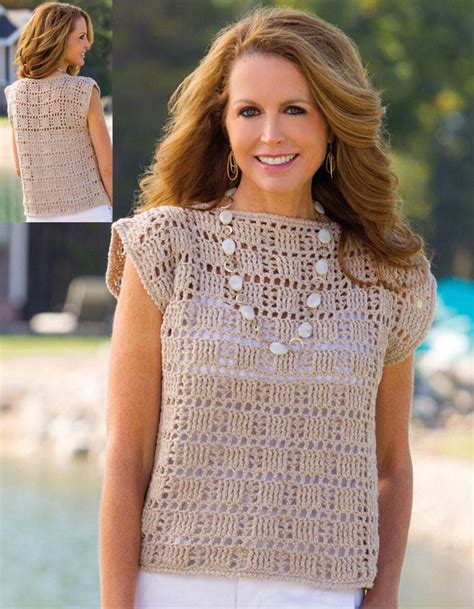 Crochet Tops Free Pattern When The Temperature Rises Make Some Time To Create This Flirty