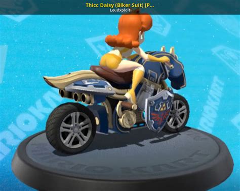 Thicc Daisy Biker Suit Port Mario Kart 8 Deluxe Mods