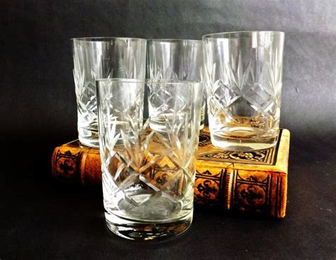 Vintage Small Whisky Glasses Scotch Glass Whiskey Shots Etsy Uk