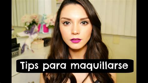 Maquillaje paso a paso Tips básicos para maquillarse YouTube