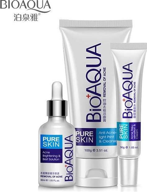 Bioaqua Pure Skin Tegen Acne Litteken Striae Onzuiverheden En