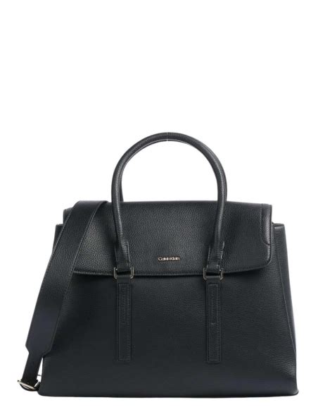 Sac A Main Calvin Klein Noir Pallas Cuir