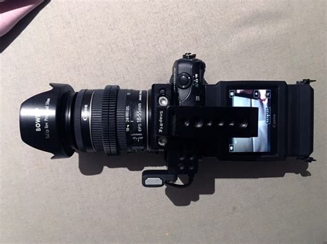 Canon Eos M Magic Lantern Aps Custom Rig With Integrated Battery