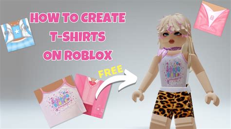 How To Make A T Shirts For Freemake Roblox T Shirt Youtube