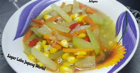 Resep Sayur Lajatel Labu Air Jagung Wortel Oleh F Mikayla Arsyana