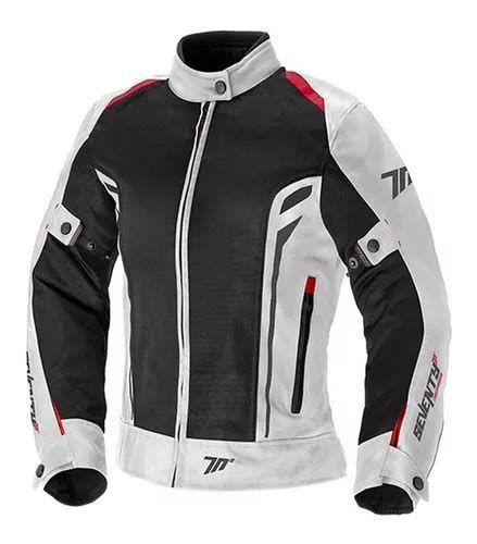 Campera Moto Mujer Cordura Seventy Sd Jt36 Ice Rojo Touring