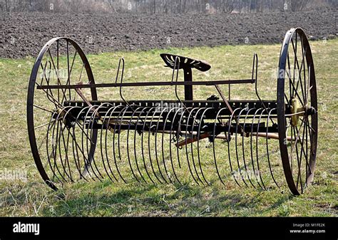 Old Farming Tools Stock Photo Alamy
