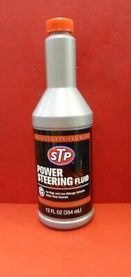 Stp Power Steering Fluid Oz Ml Pump Oil Hydraulic Steer System