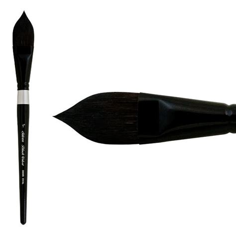 Silver Brush Black Velvet Series S Oval Wash