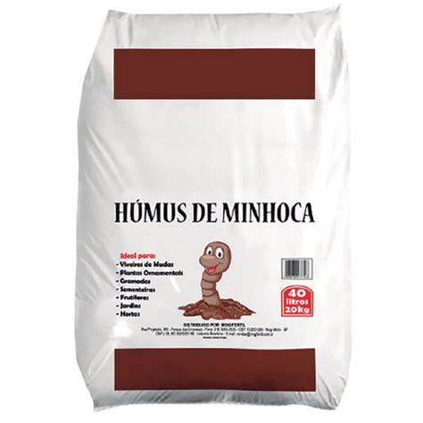 Adubo Orgânico 20kg Húmus De Minhoca Natural Pronto Para Uso Vaso