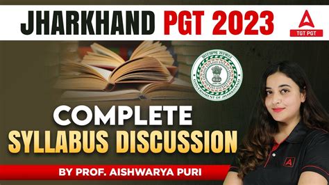 Jharkhand PGT Syllabus 2023 Jharkhand PGT Vacancy 2023 YouTube