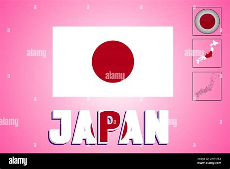 Japan Flag Outline Stock Vector Images Alamy