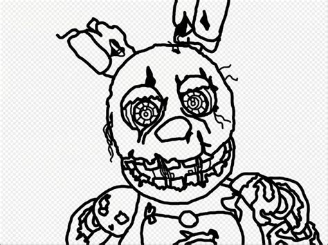 Into The Pit Spring Bonnie Coloring Coloring Pages