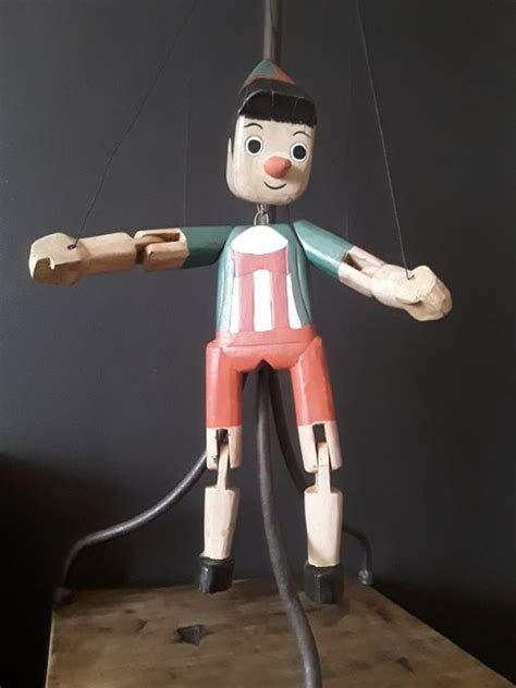 Solid Wooden Pinocchio Puppet Wood Catawiki