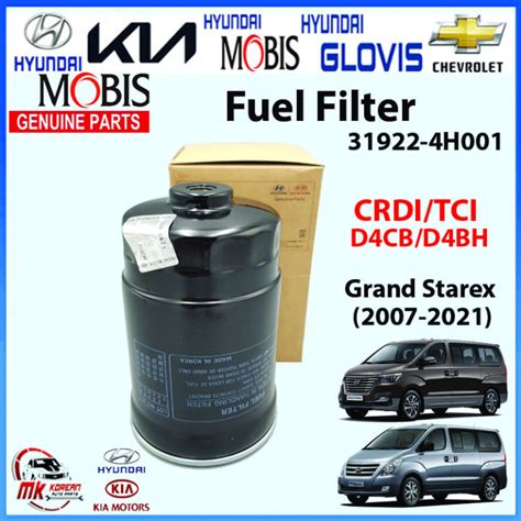 GENUINE Fuel Filter For Grand Starex 2007 2021 CRDI TCI D4CB D4BH