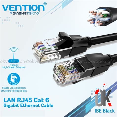 Jual Vention IBE 0 5M Kabel LAN RJ45 Cat6 Cat 6 Cat 6 Gigabit UTP