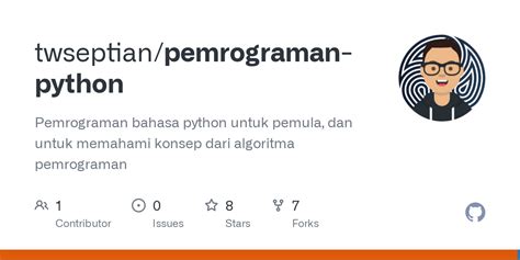 GitHub Twseptian Pemrograman Python Pemrograman Bahasa Python Untuk