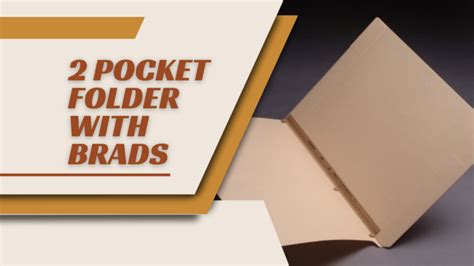 Best Pocket Folder With Brads Keep Your Files Organized