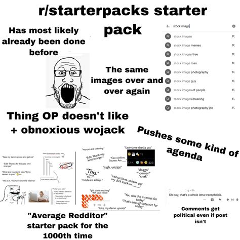 R Starterpacks Starter Pack R Starterpacks