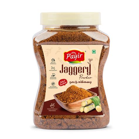 Payir Nattu Sakkarai Jaggery Powder 650g Payir Foods