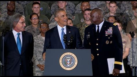 Obama Tells Central Command Troops America Will Lead Us Department