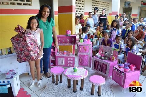 Projeto de Reciclagem na Escola Municipal João Aleixo 180graus O