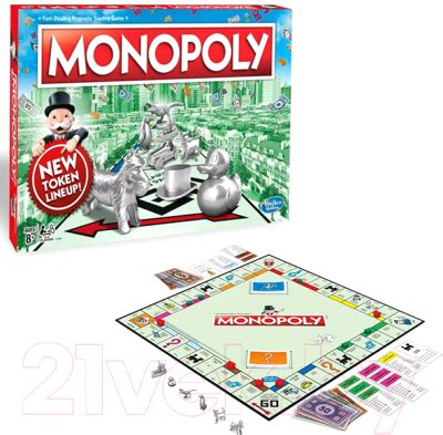 Hasbro Классическая монополия. Обновленная / C1009 Настольная игра ...