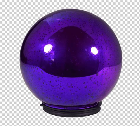 Esfera de cristal azul cobalto bola vidrio púrpura vaso azul png