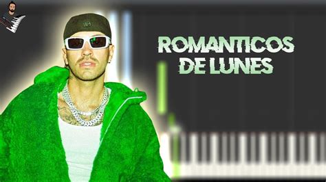 FEID ROMÁNTICOS DE LUNES Instrumental Piano Tutorial Partitura