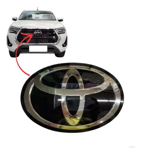 Emblema Grade Radiador Toyota Hilux Liso Srx Frete Gr Tis