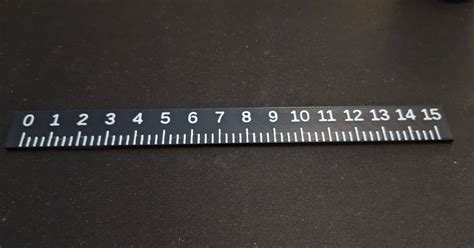 cm ruler  mm steps  seamato   stl model
